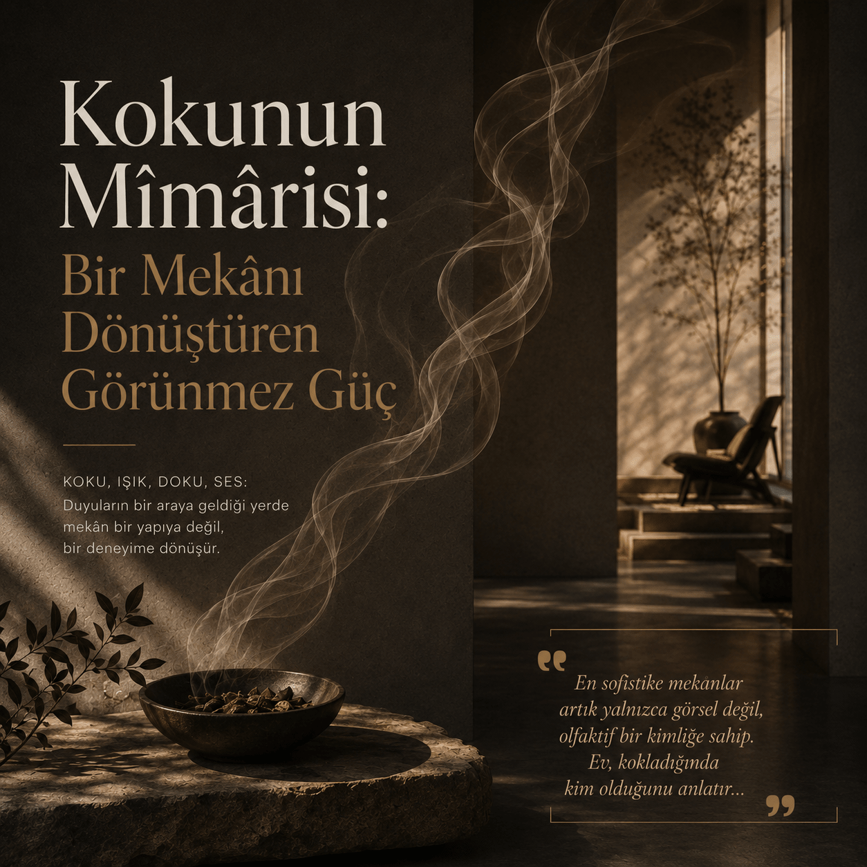 Kokunun Mîmârisi: Bir Mekânı Dönüştüren Görünmez Güç - CHERX