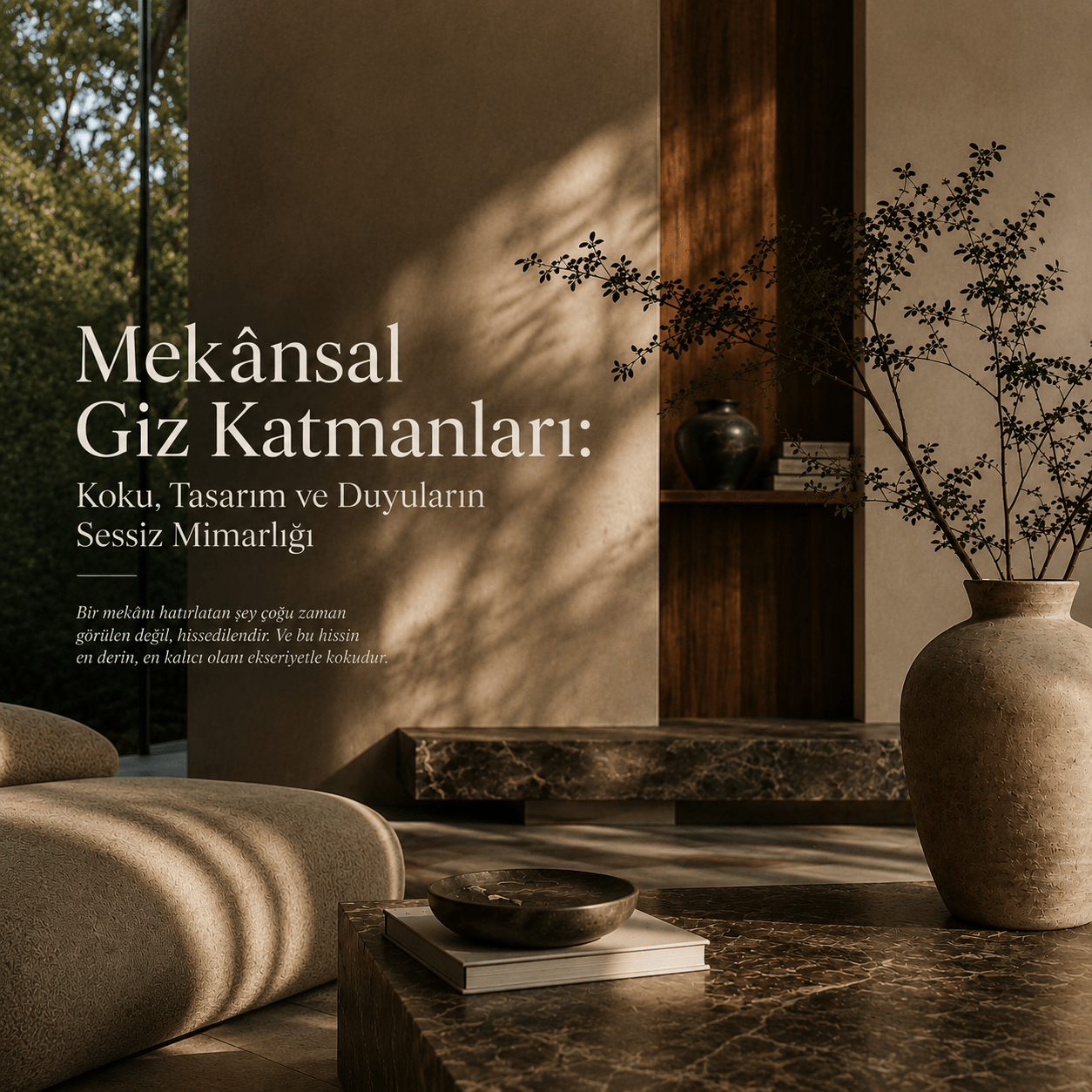 Mekânsal Giz Katmanları: Koku, Tasarım ve Duyuların Sessiz Mimarlığı - CHERX