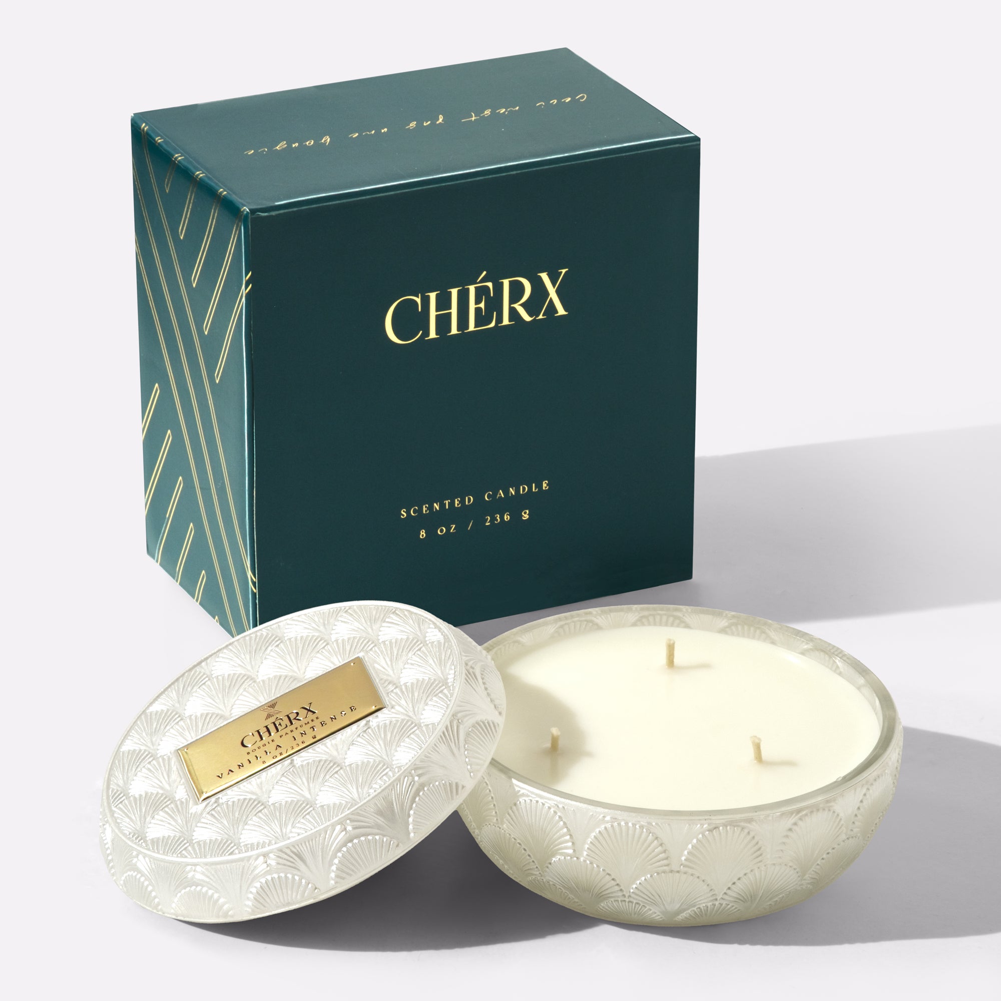 VANILLA INTENSE GLASS BOWL CANDLE