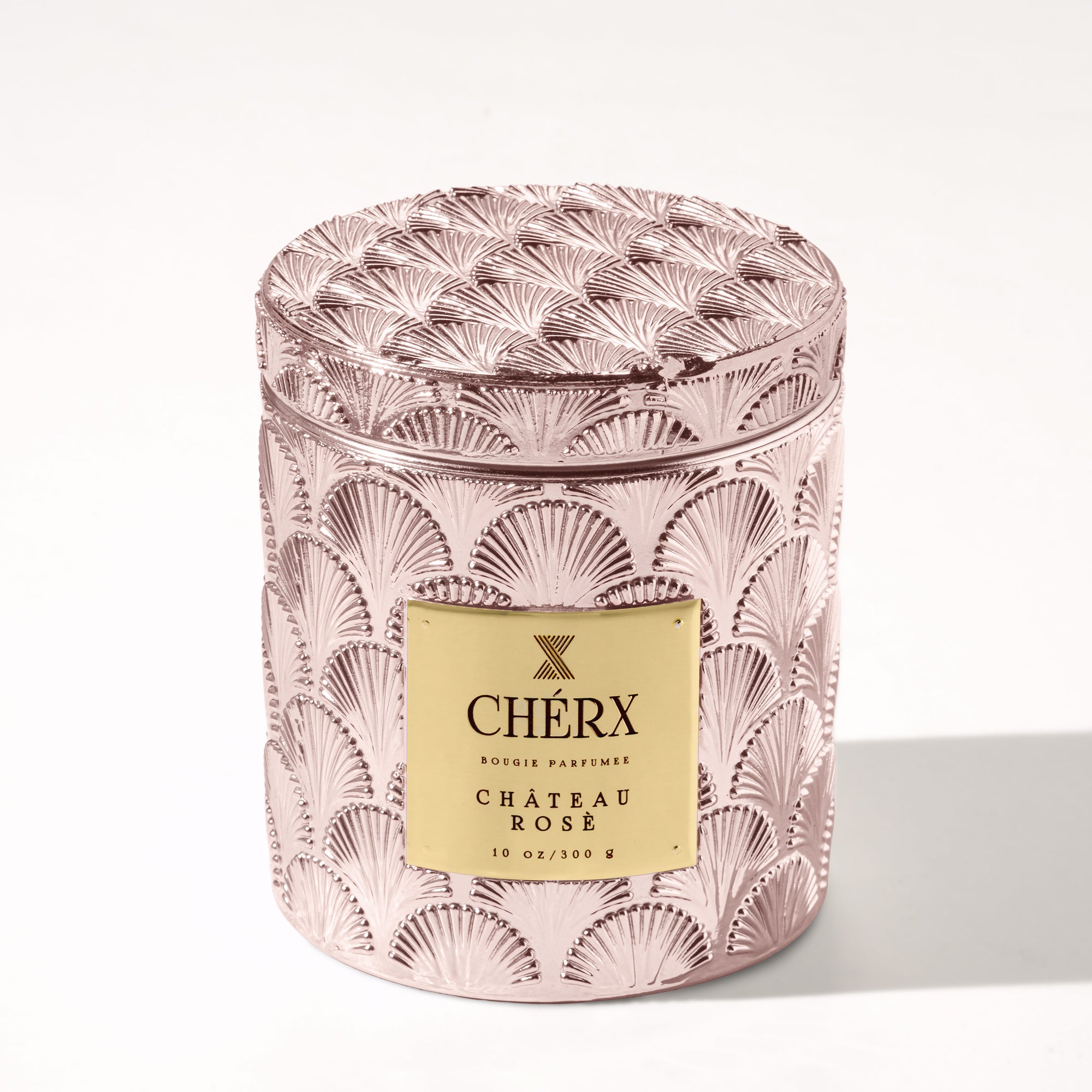 CHATEAU ROSE GLASS JAR CANDLE